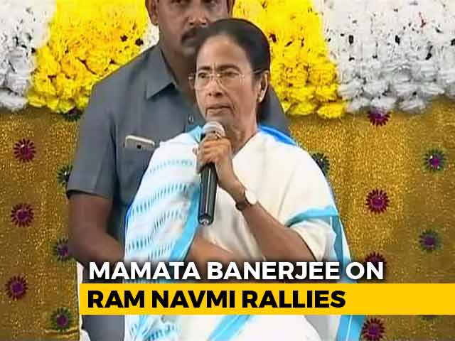 Video : "Did Ram Say Carry Pistols?" Mamata Banerjee Livid As Clashes Dot Bengal