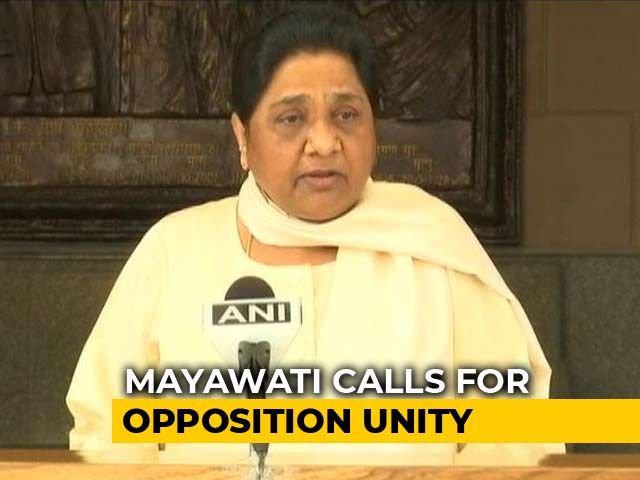 Video : Mayawati Hits Back At The BJP, Says SP "Friendship" In National Interest