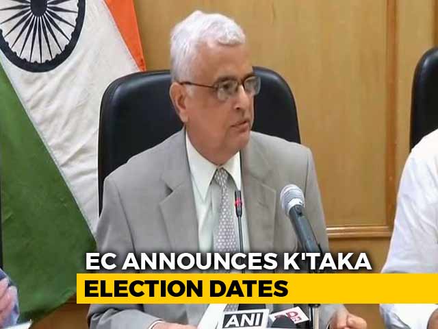 Video : Karnataka Votes May 12, Results May 15, Controversy Over "Leaked" Dates
