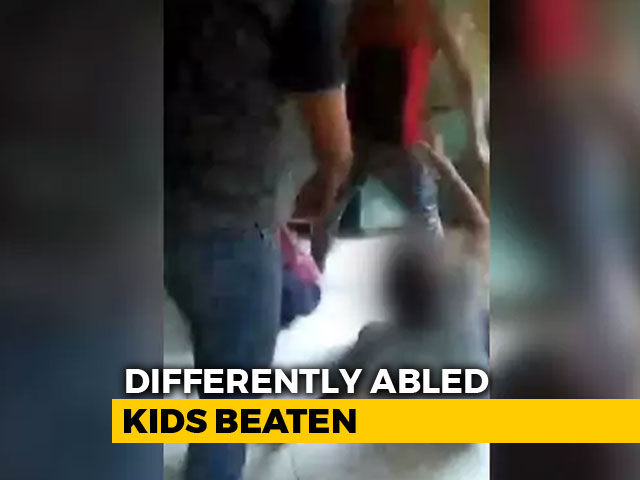 From UP, A Shocking Video Of Attack On Differently Abled Children