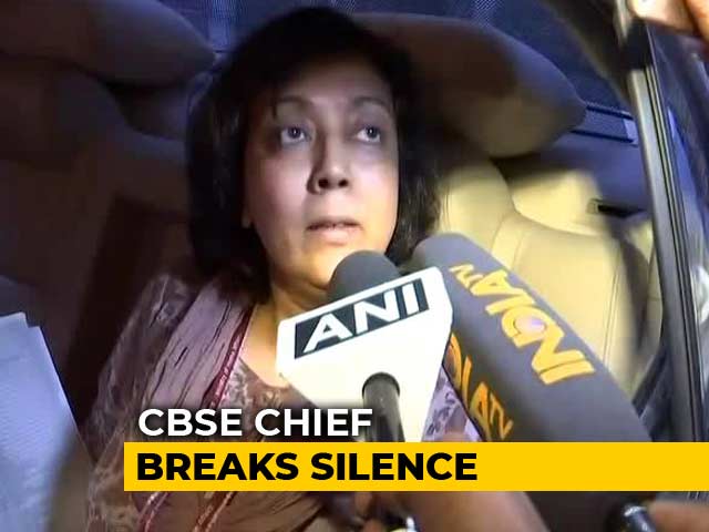 Video : CBSE Chief Breaks Silence, Says Re-Exam "In Favour Of Children"
