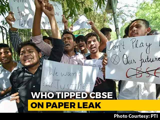 Video : Who Was CBSE Paper Leak Whistleblower? Cops Ask Google For Help