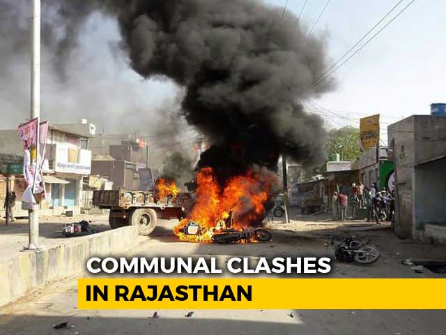 Video : Rajasthan Town Erupts In Violence Over Hanuman Jayanti Procession