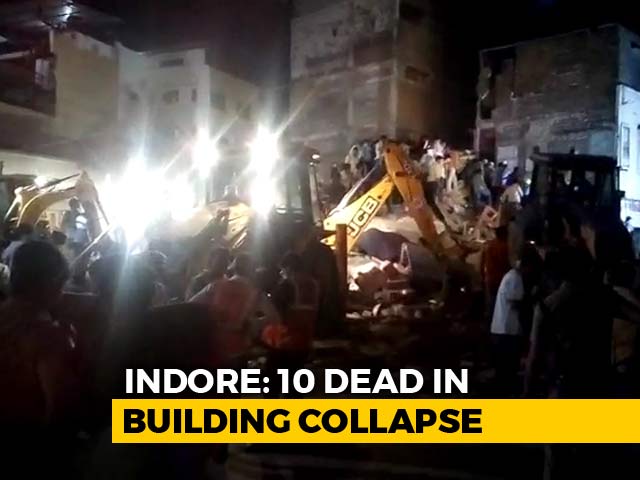 10 Dead As Four-Storey Building Housing Hotel Collapses In Indore