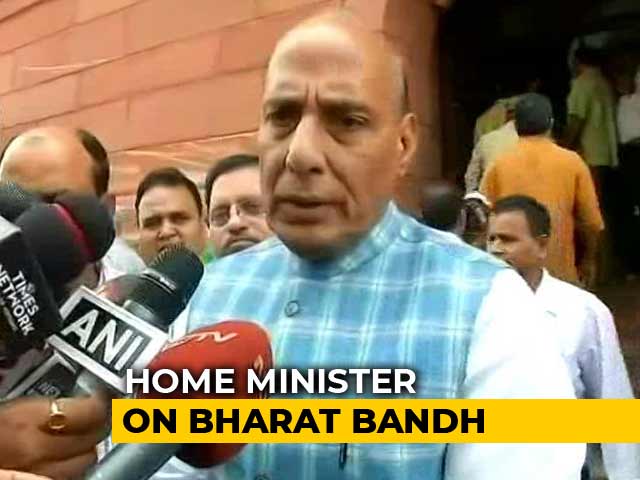 SC/ST Act: Government Files Review Petition; Rajnath Singh Calls For Peace