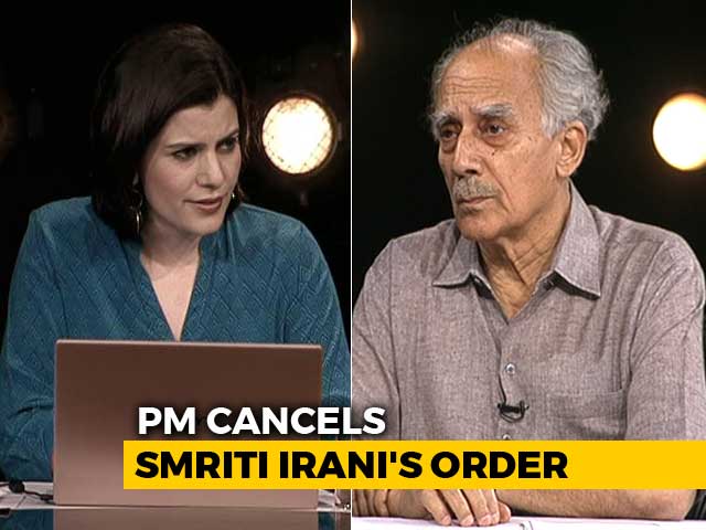Video : Government Trying To Choke Independent Voices In Country: Arun Shourie