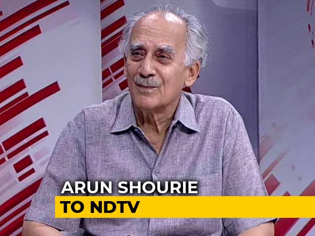 Video : Arun Shourie On Why "Fake News" Order Is About Suppressing Press In India