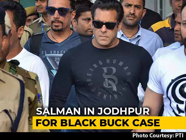 Salman Khan, Others In Jodhpur For Tomorrow's Verdict In Black Bucks Case