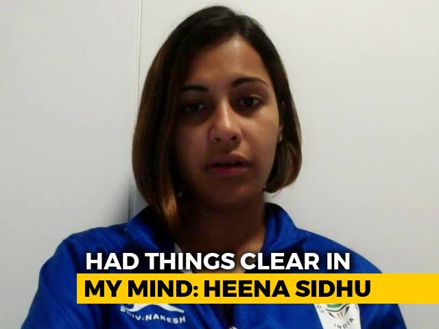 Video : Heena Sidhu Wins Silver At CWG 2018