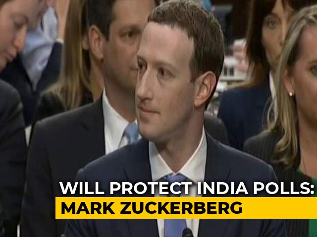 Video : Mark Zuckerberg Says Facebook Is Committed to Integrity of Elections in India