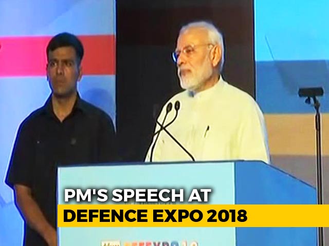 Video : At Defence Expo, PM Modi Slams "Laziness, Incompetence, Hidden Motives"