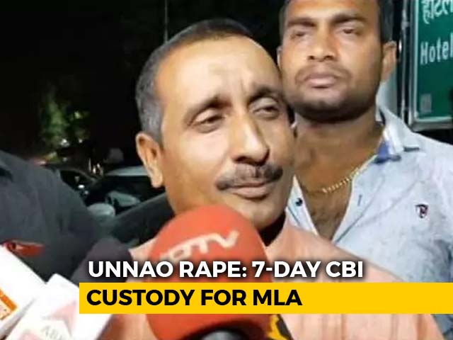 BJP's Kuldeep Singh Sengar Sent To 7 Days' CBI Custody In Unnao Rape Case