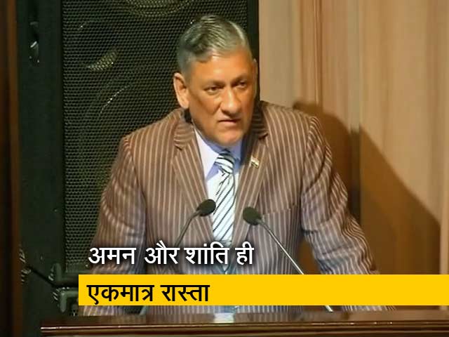 बंदूक से किसी का मकसद हल नहीं होता : जनरल बिपिन रावत