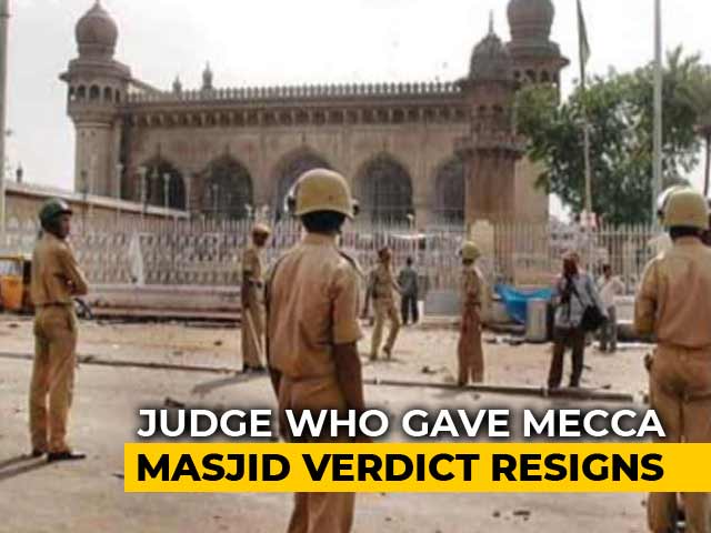 Video : In Mecca Masjid Blast Case, Judge Who Acquitted All 5 Accused Resigns