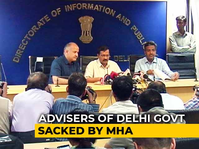 Video : 9 Arvind Kejriwal Aides Sacked By Centre, Worked For Rs 2.50, Says One