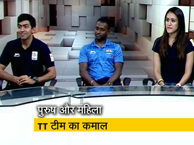 राष्ट्रमंडल में पदक जीतने वाले TT खिलाड़ियों से खास बातचीत