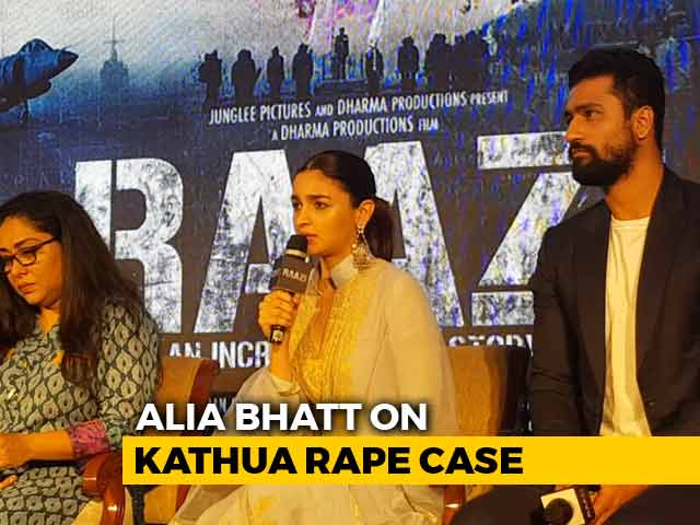 Video : As A Citizen Of This Country, I Am Hurt: Alia Bhatt On Kathua Rape Case