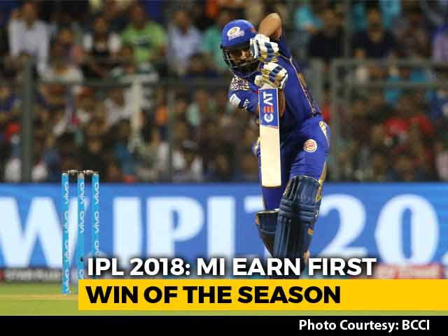 Rohit Sharma Returns To Form As MI Beat RCB To Earn First Win Of The Season