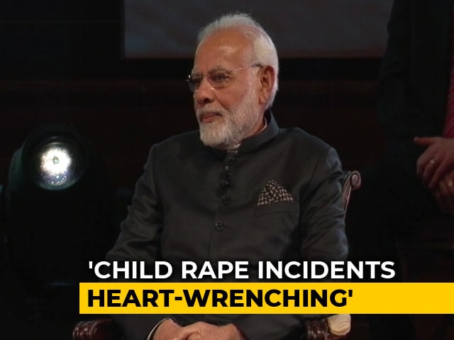 Video : "Rape Is Rape, Shouldn't Be Politicised": PM Modi Amid Outrage Over Kathua Case