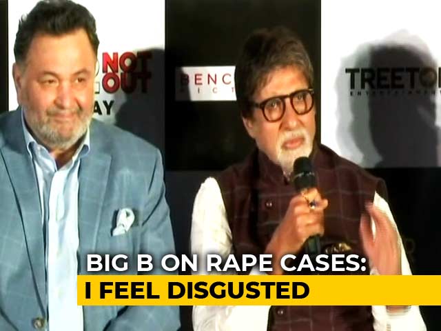 Video : "Disgusted, Don't Rake It Up," Says Amitabh Bachchan, Asked About Rapes