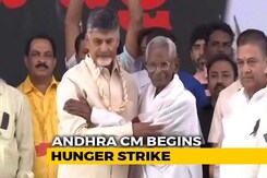 Chandrababu Naidu Fasts On Birthday To Press Special Status Demand Chandrababu Naidu Fasts On Birthday To Press Special Status Demand
