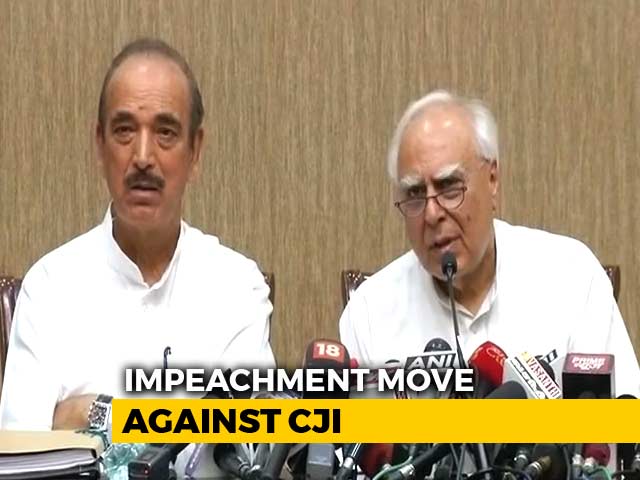 Video : "Wish The Day Hadn't Come": Opposition Moves To Impeach Chief Justice