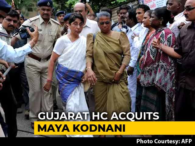 Video : 2002 Gujarat Riots: Maya Kodnani Acquitted In Naroda Patiya Massacre Case
