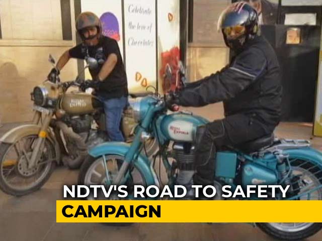 Over 100 Motorcyclists Ride 40 Km To Spread Awareness On Road Safety In Delhi