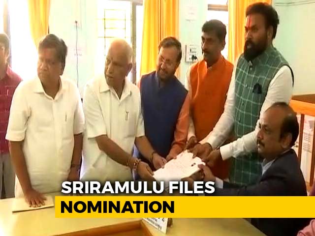 BJP Picks B Sriramulu To Challenge Siddaramaiah In His 'Back-up' Badami