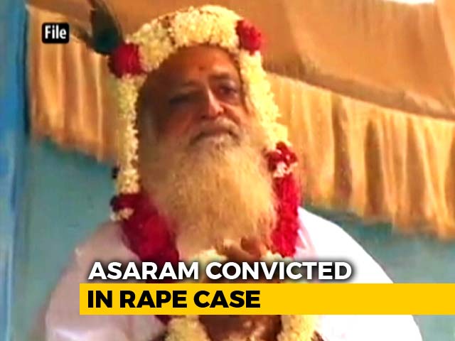 Video : Asaram, Guilty Of Raping Schoolgirl, Sentenced To Life In Jail