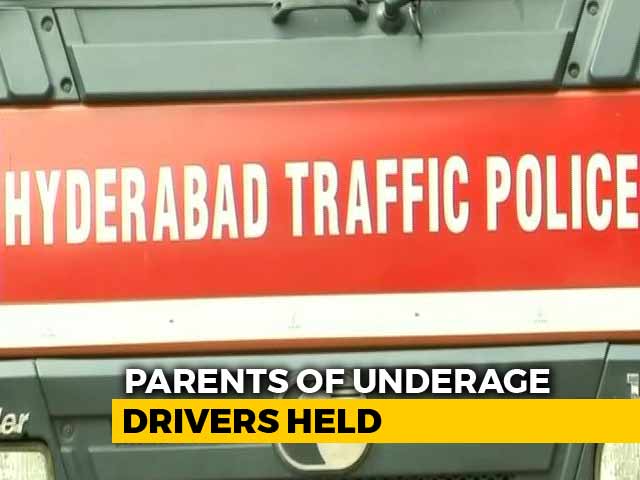 Video : Parents Of 26 Minors Jailed In Hyderabad For Letting Their Children Drive