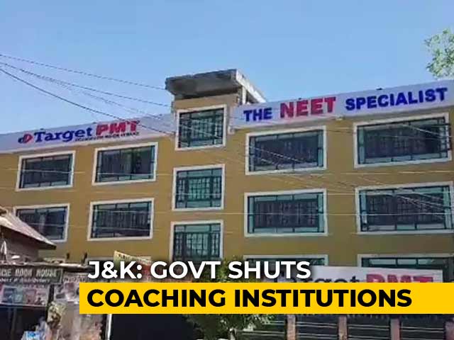 Video : Amid Student Protests In Kashmir, Private Coaching Centres Shut For 3 Months
