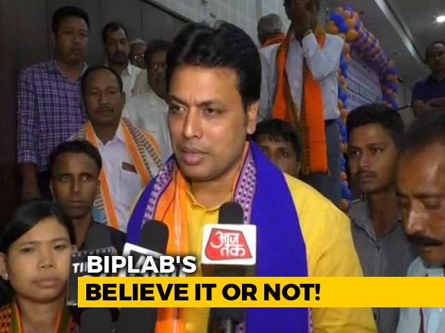 Why Run After Government Jobs, Start Paan Shops Or Breed Cows: Biplab Deb