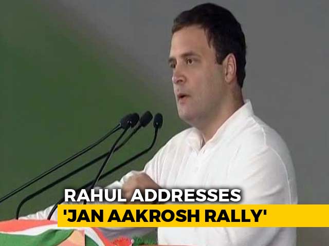 Video : Congress Will Win In 2019, Rahul Gandhi Declares At Mega Delhi Rally