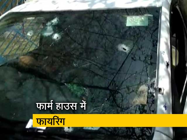 दिल्ली के फहेतपुर बेरी इलाके में फायरिंग