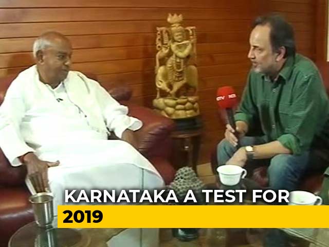 Video : "Will Disown Son If He Backs BJP": HD Deve Gowda On Karnataka Elections