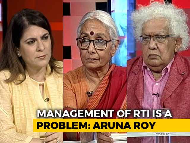 Video : The NDTV Dialogues: Aruna Roy, Meghnad Desai On India's RTI Movement