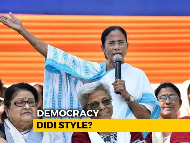 Video : Mamata Banerjee's Party Wins More Than A Third Of Seats Without Contest