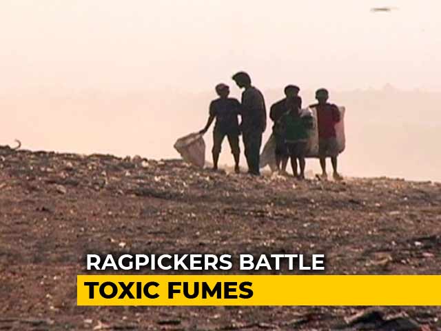 Video : Rag Pickers And Their Families Breathing In Toxic Fumes