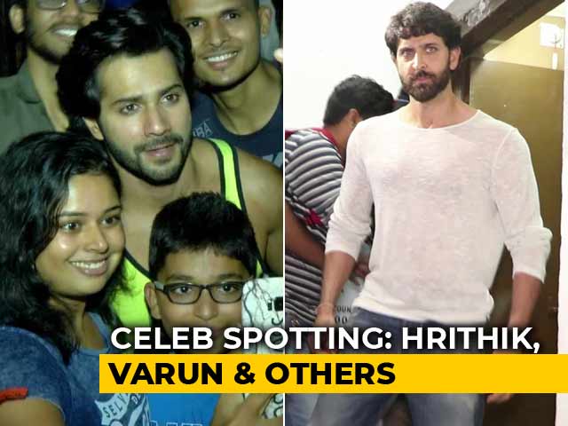 Celeb Spotting! Hrithik Roshan, Varun Dhawan & Others