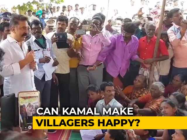 Video : Kamal Haasan Visits Adopted Village, Draws Up List Of "What People Want"