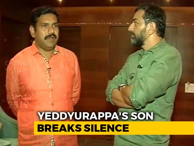 Video : Father Got A Call, Told Me Not To File Nomination: BS Yeddyurappa's Son