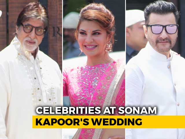 Bachchans And Other A-List Guests At Sonam <i>Di</i> Wedding
