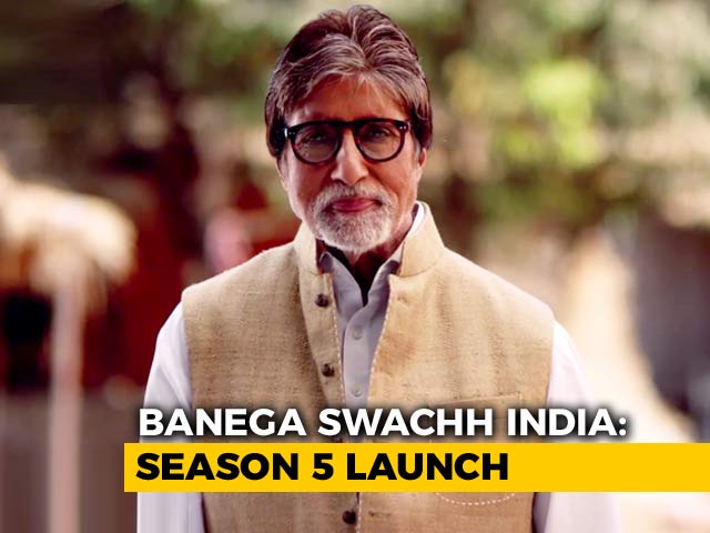 Video : Join Actor Amitabh Bachchan For Banega Swachh India Season 5 Launch
