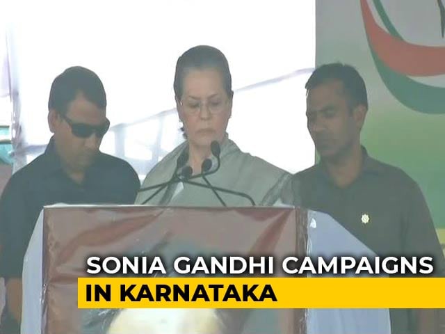 Video : "Speeches Don't Feed People, Heal The Sick": Sonia Gandhi's Attack On PM