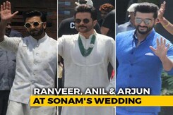 Ranveer Singh With Anil & Arjun Kapoor At Sonam's Wedding Ranveer Singh With Anil & Arjun Kapoor At Sonam's Wedding