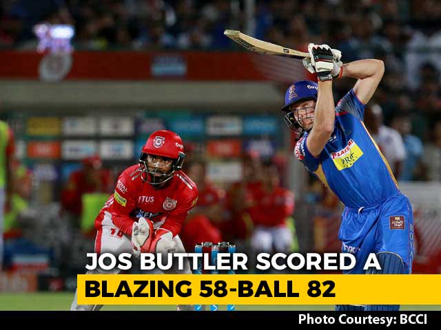 Video : IPL 2018: Buttler, Gowtham Guide Rajasthan Royals To 15-Run Win Over Kings XI Punjab