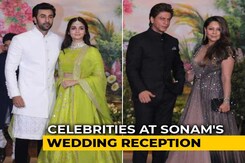 SRK, Alia, Ranbir & Other Stars At Sonam's Wedding Reception SRK, Alia, Ranbir & Other Stars At Sonam's Wedding Reception