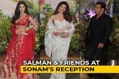 Salman Khan With Katrina Kaif & Jacqueline Fernandez At Sonam's Reception Salman Khan With Katrina Kaif & Jacqueline Fernandez At Sonam's Reception