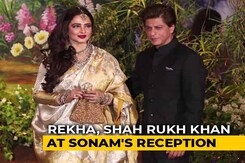 Shah Rukh Khan, Rekha, Janhvi & Others At Sonam's Reception Shah Rukh Khan, Rekha, Janhvi & Others At Sonam's Reception